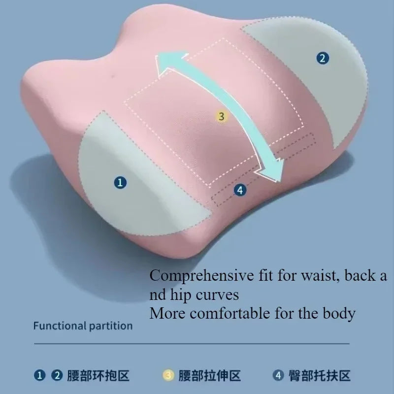 Cuscino Lombare Ergonomico per Supporto Schiena e Sonno